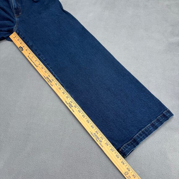 Madewell Emmett Wide Leg Jeans Womens 29 Dark Blue Denim Casual High Rise - Picture 11 of 12